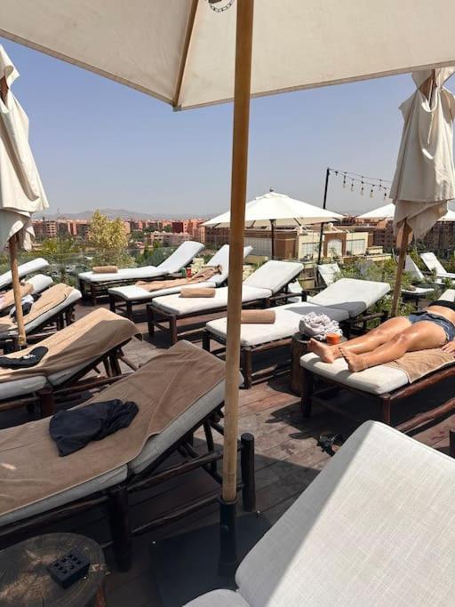Appartement Centre Gare Gueliz Chic Et Cosy De Marrakech Марракеш Экстерьер фото